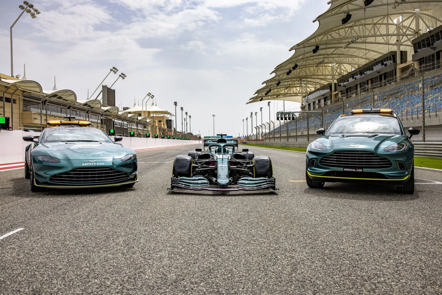 Lance Stroll au volant de l’AMR 21 à Goodwood