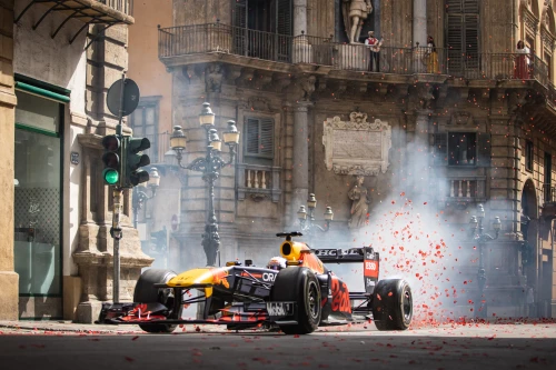 Verstappen visite Palerme en Sicile en Formule 1