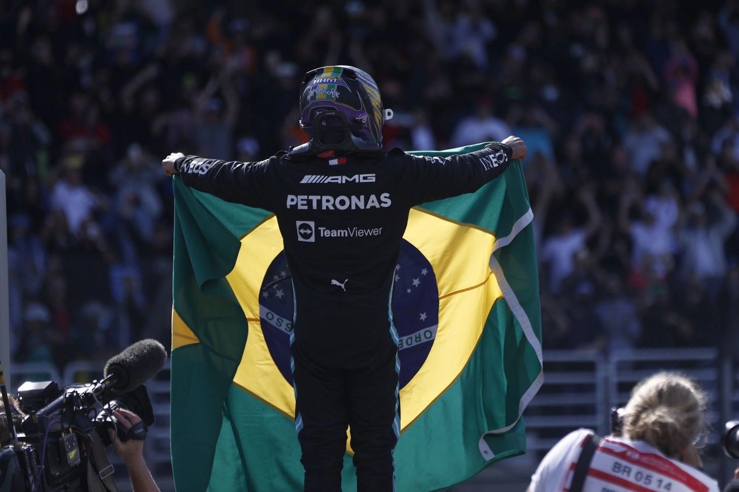 Grand Prix de São Paulo – Hamilton : "Je ne pensais pas que j’allais gagner"