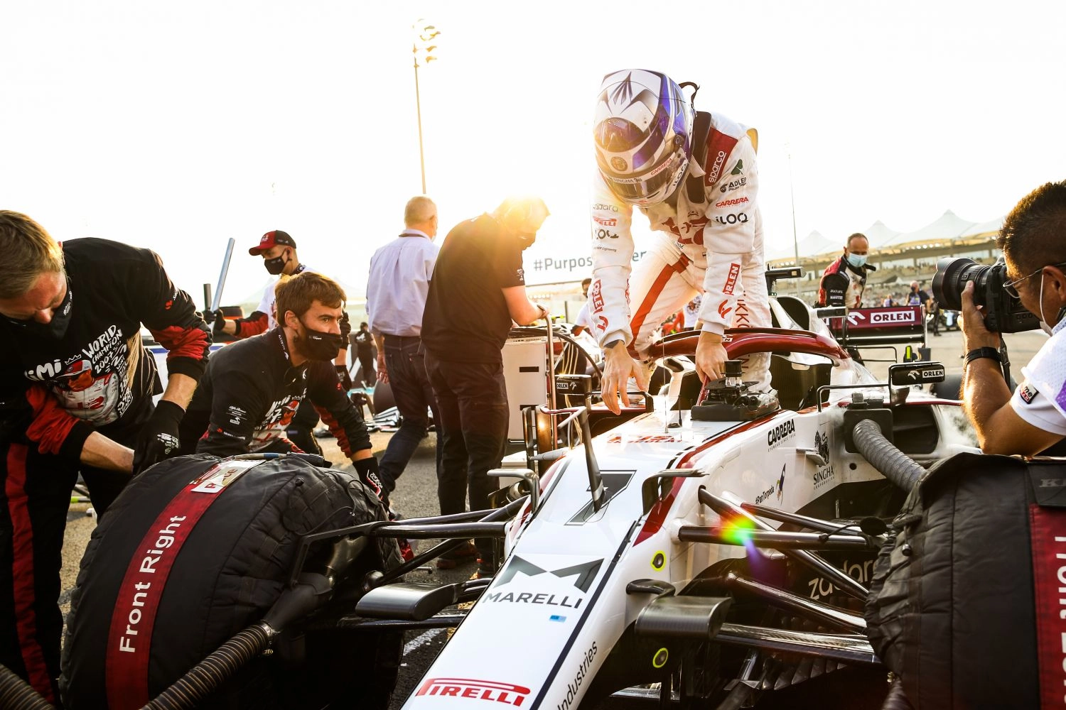 Kimi Räikkönen pilote du jour à Abu Dhabi