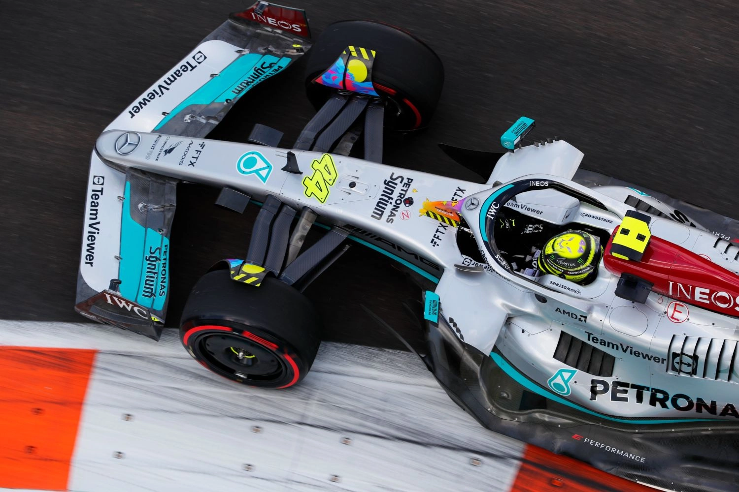 La Mercedes ne s’est pas améliorée en cinq courses pour Hamilton