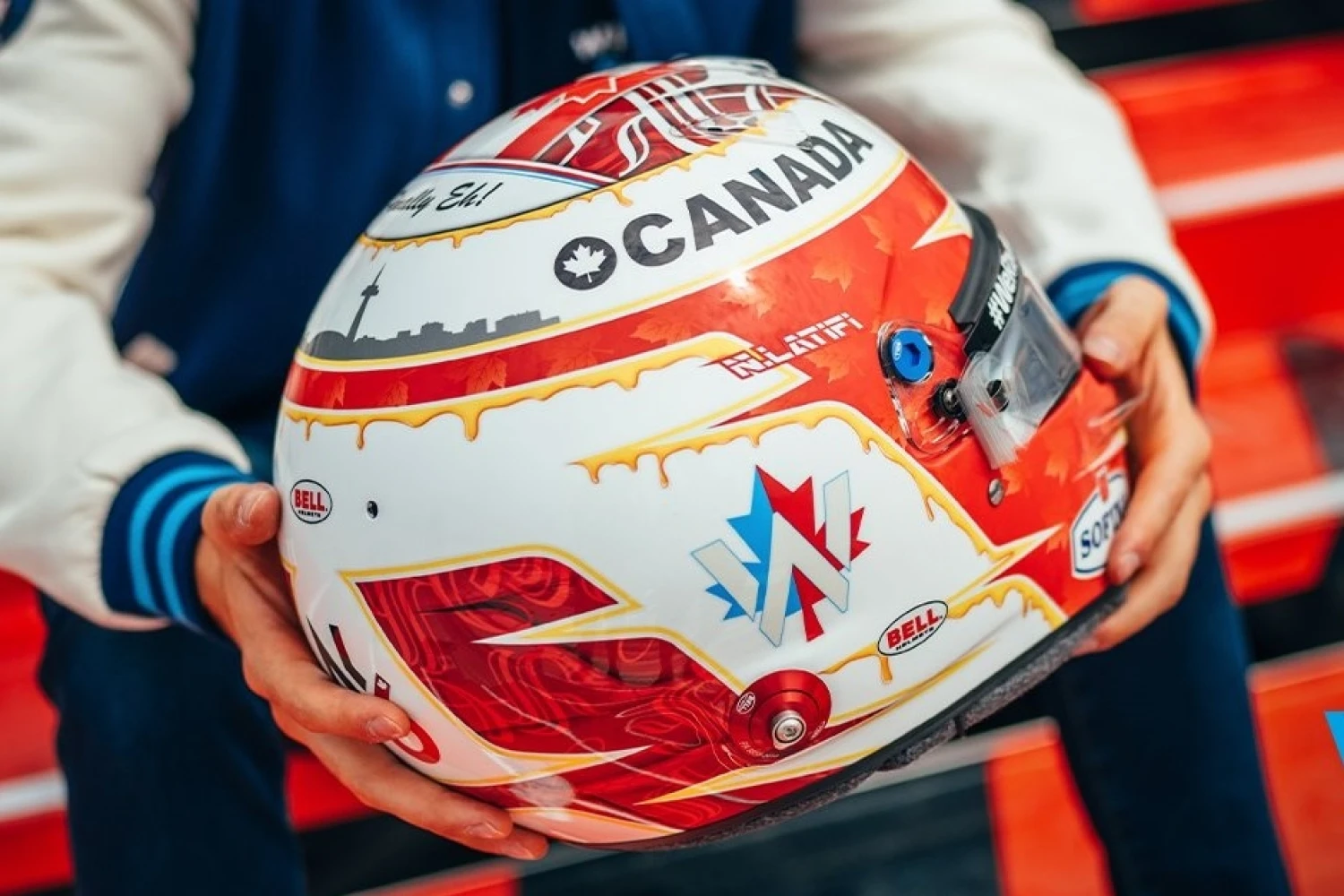 Le casque spécial de Latifi pour son Grand Prix national