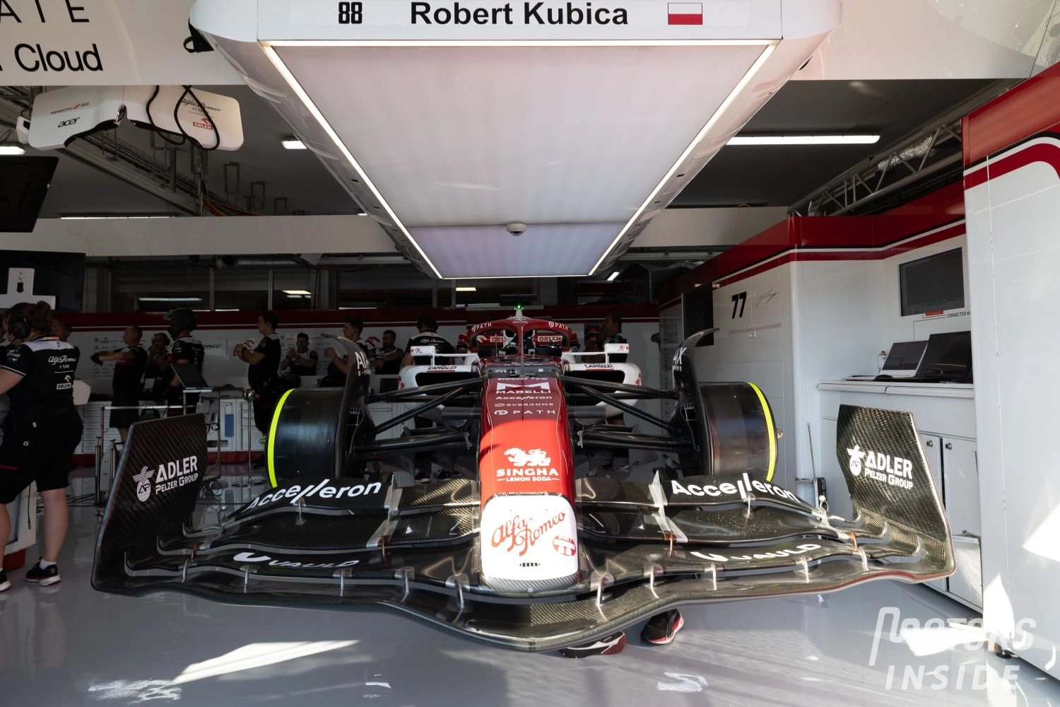 Kubica de retour au volant de l’Alfa Roméo