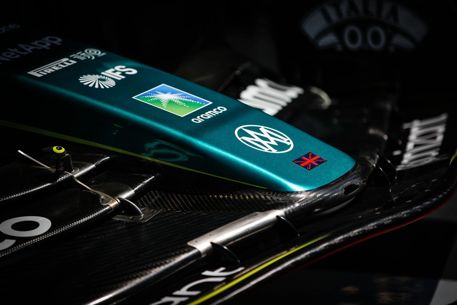 Aston Martin retrouve son logo habituel ce weekend sur les monoplaces