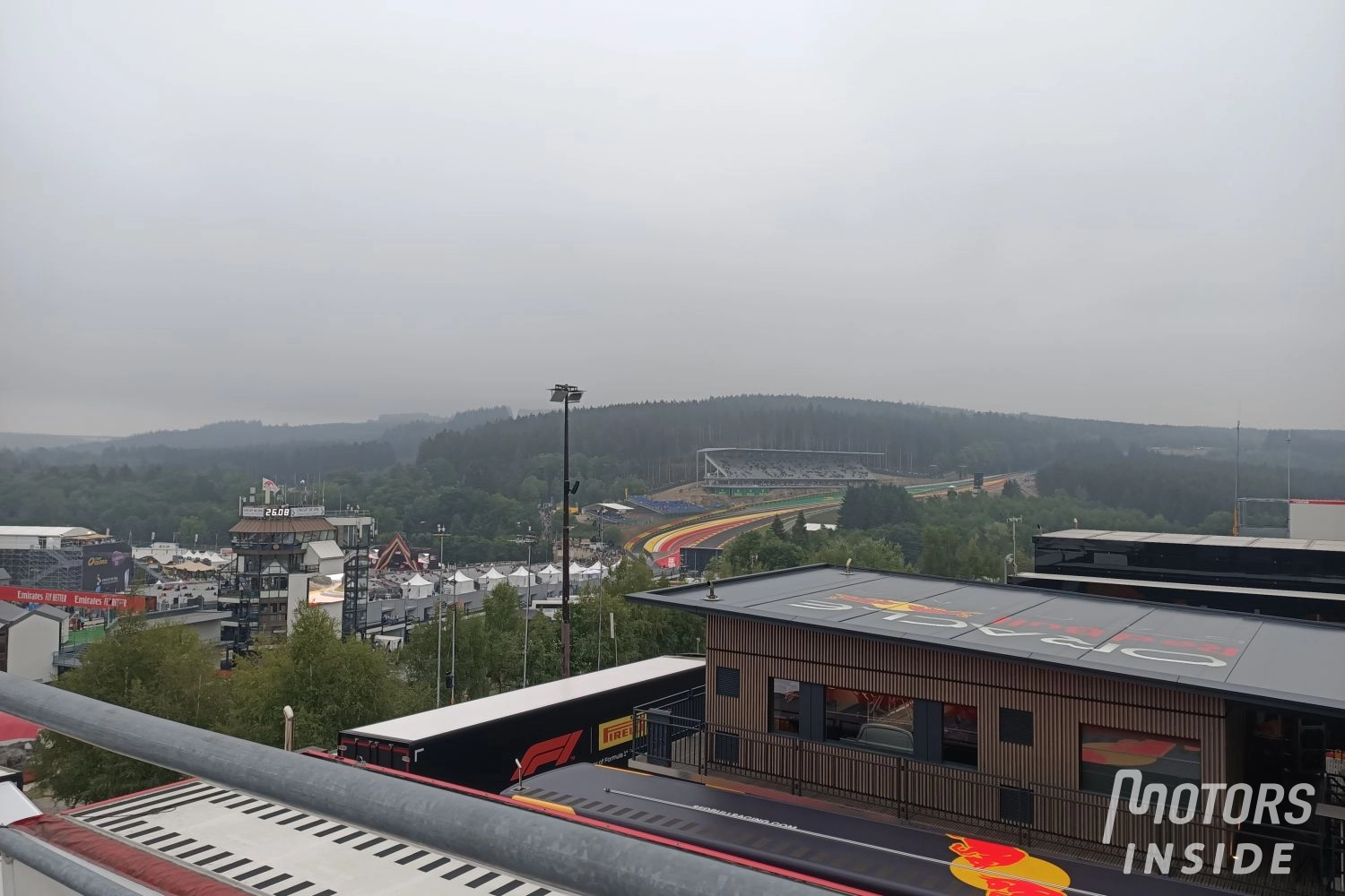 La pluie s’invite à Spa Francorchamps