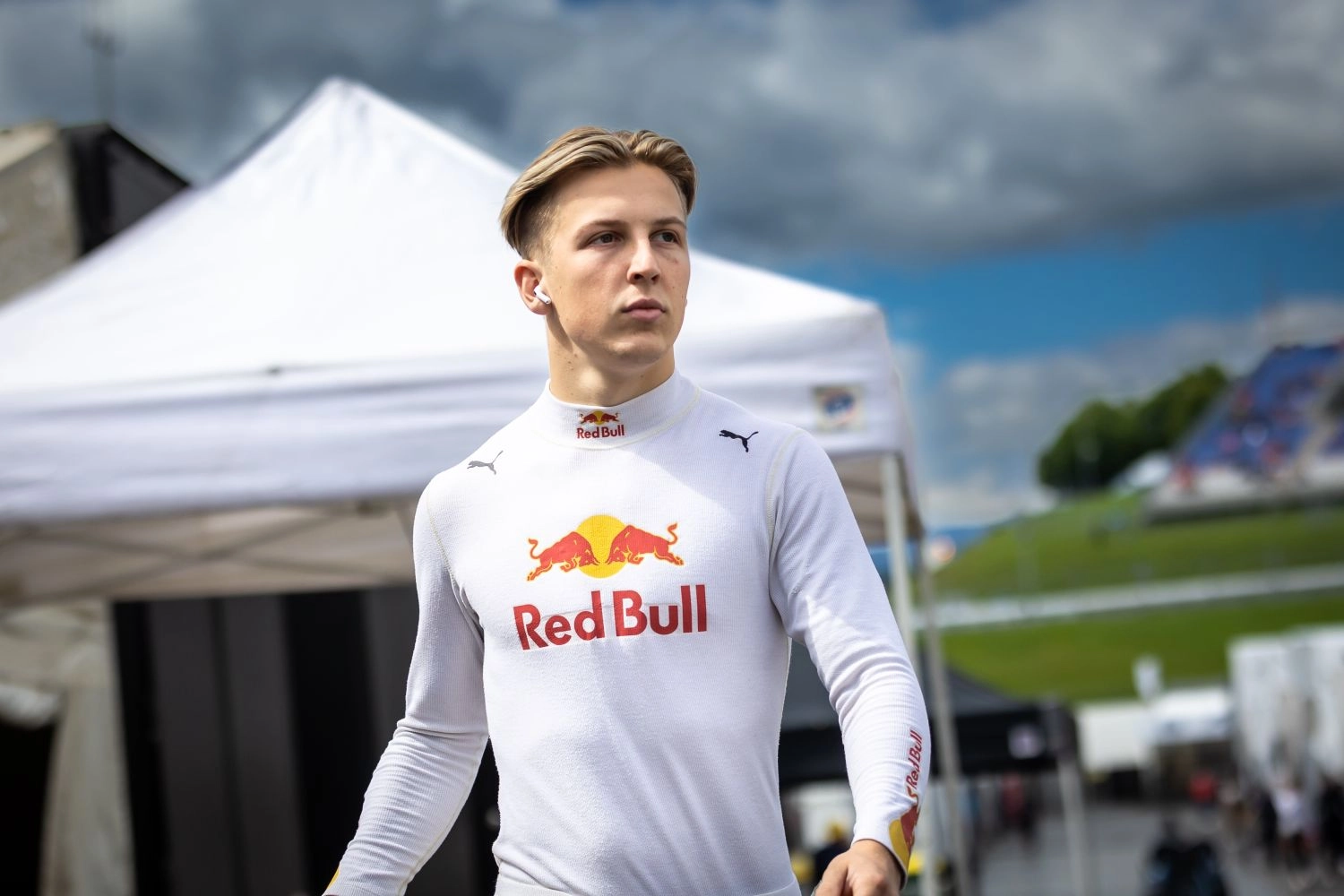 Lawson au volant de l’AlphaTauri en FP1 du Grand Prix de Belgique