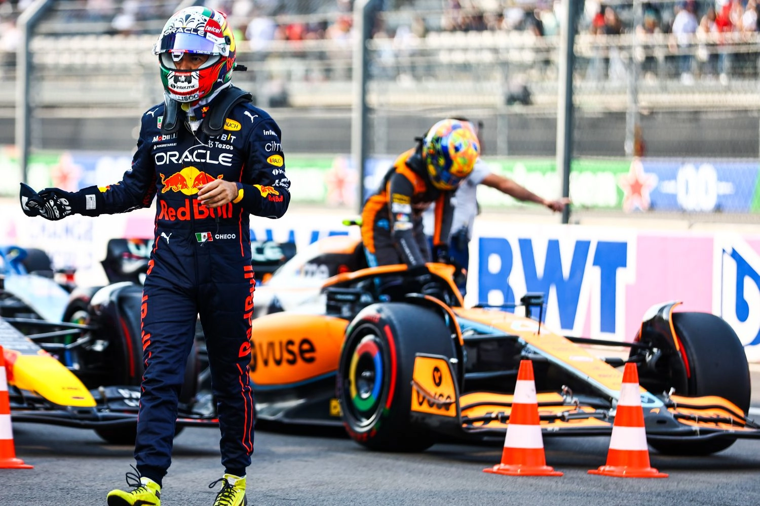 Sergio Perez presque "à l’aveugle" pendant les qualifications