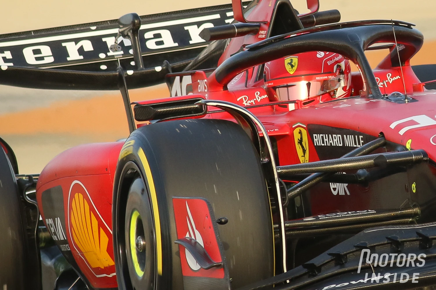 Ferrari teste un nouvel aileron sur le halo cette semaine à Bahreïn