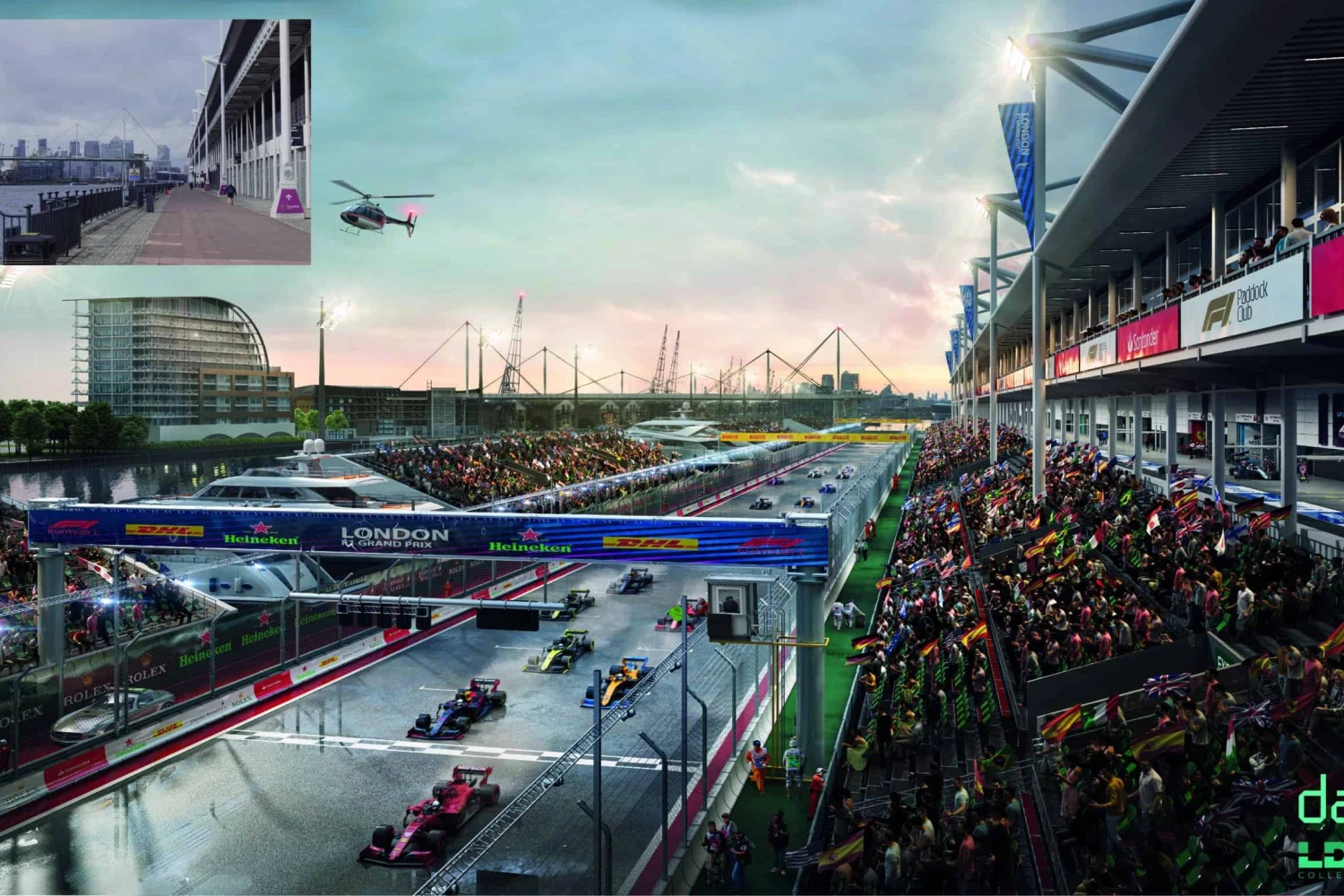 Des négociations sont en cours pour accueillir un circuit à Londres aux Docks