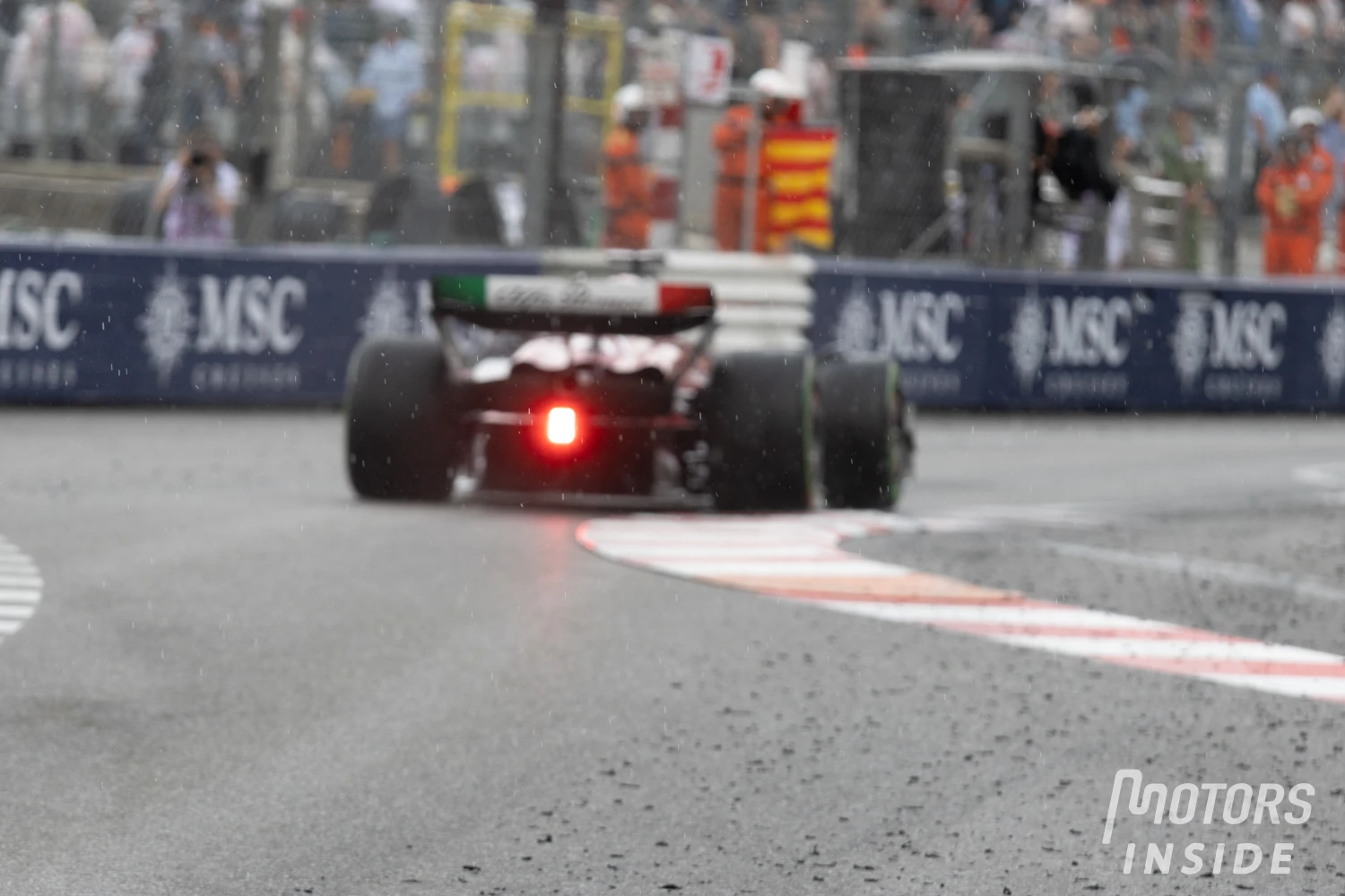 La F1 teste des solutions contre les projections d’eau en course