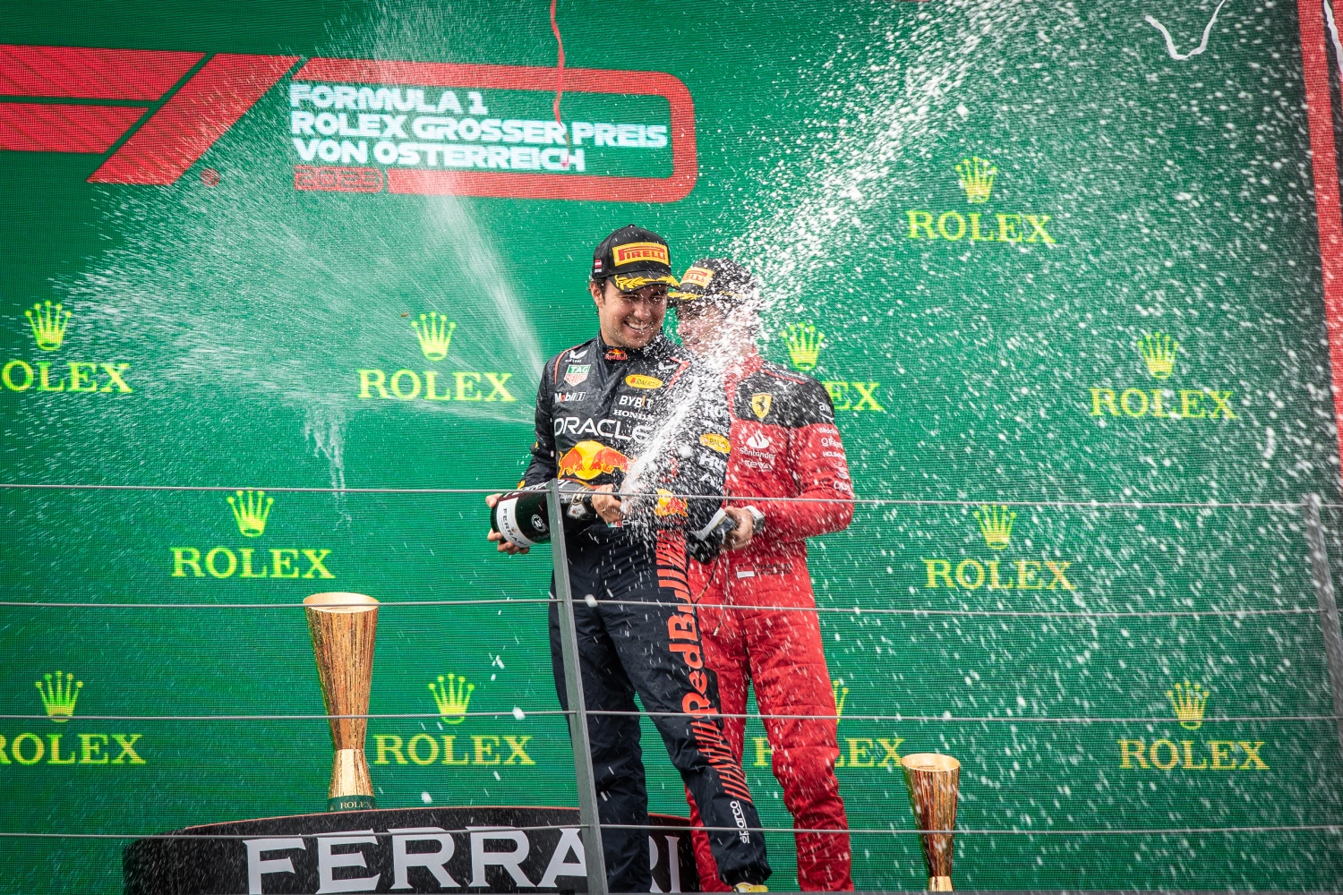 Perez sur le podium en partant pourtant 15ème en Autriche