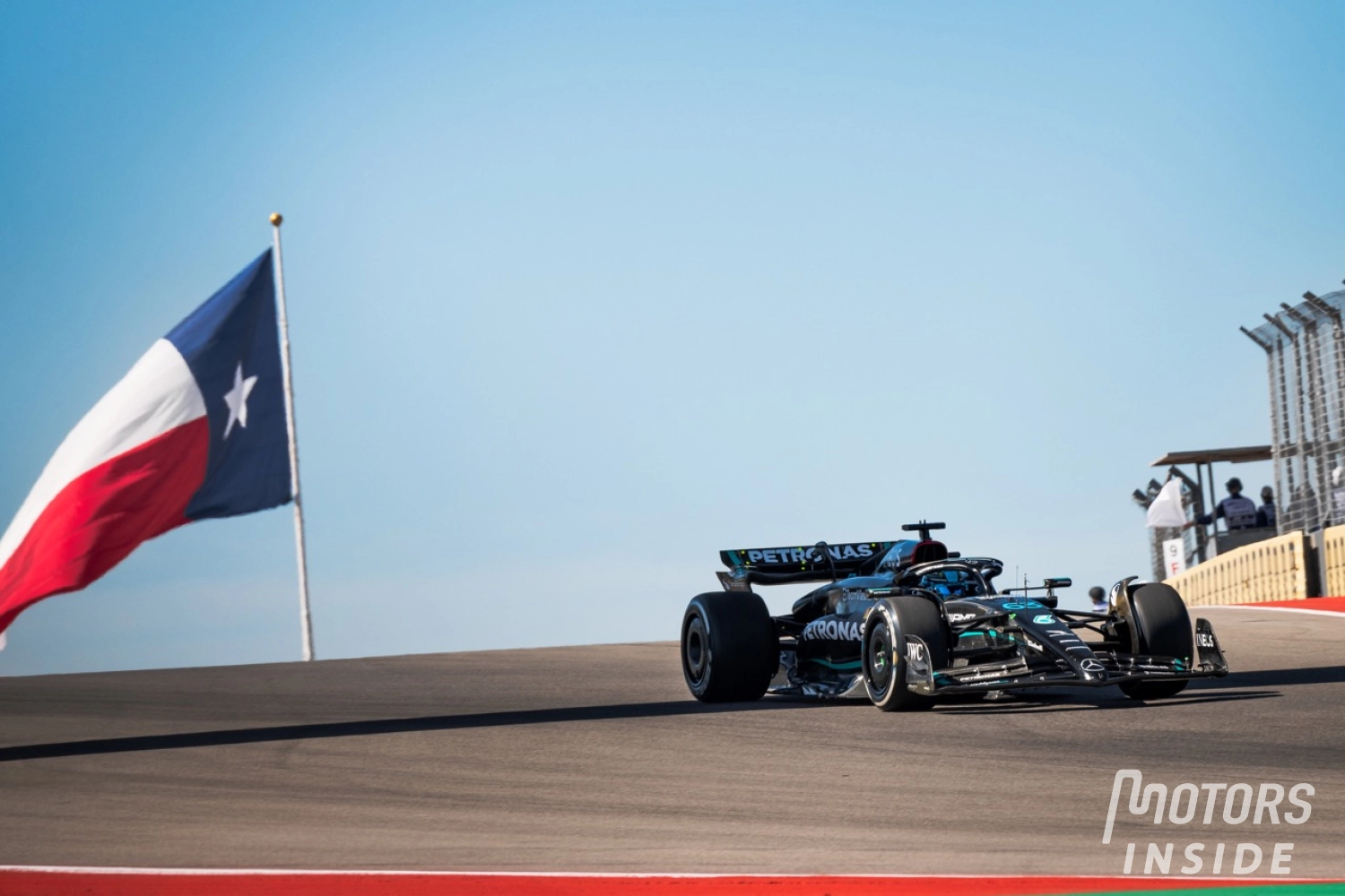 George Russell pénalisé à Austin