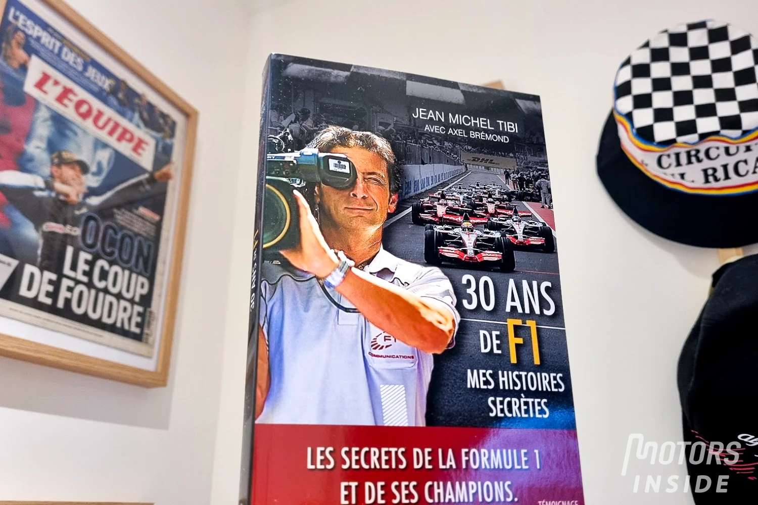 Remportez le livre de Jean-Michel Tibi, « 30 ans de F1, Mes histoires secrètes »