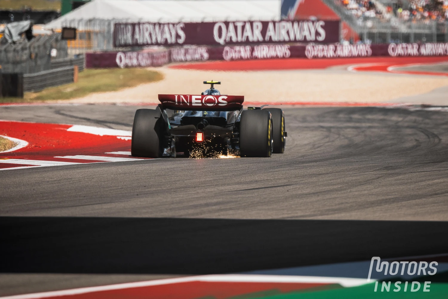 Le circuit d’Austin, pas digne d’un circuit de F1 pour certains pilotes à cause des bosses