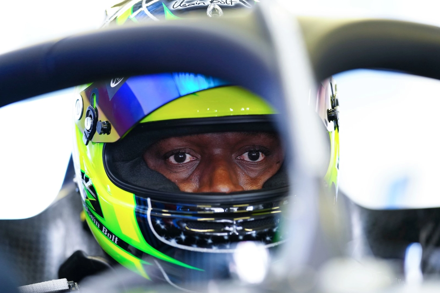 Usain Bolt a testé une monoplace de Formule E à Mexico