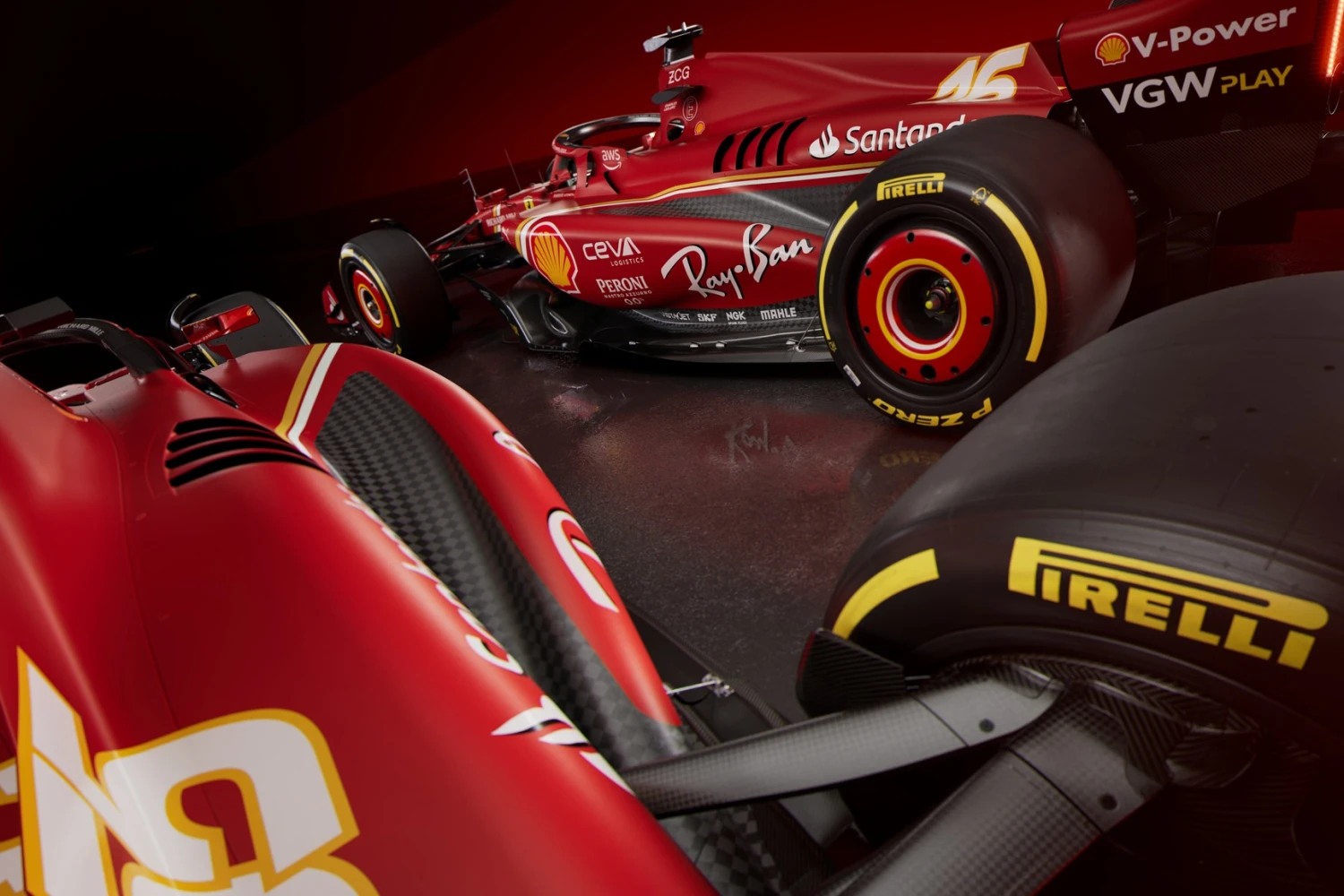 La nouvelle Ferrari SF-24 a roulé sur le circuit de Fiorano