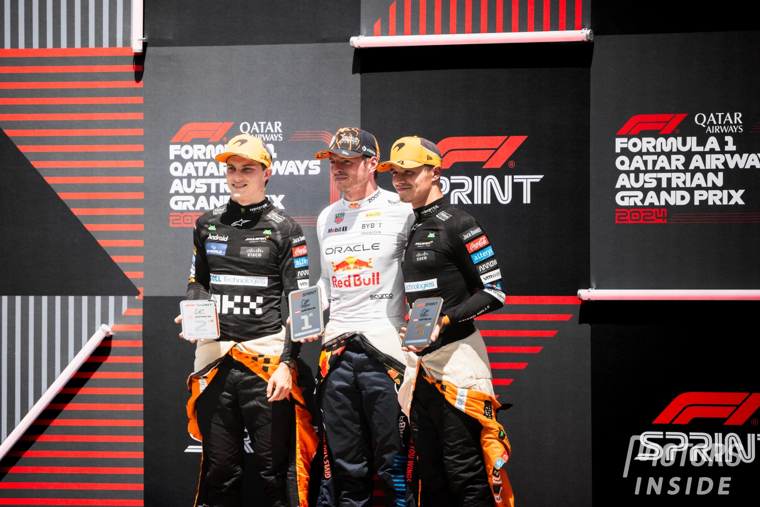 Grand Prix d’Autriche – Course Sprint : Verstappen victorieux, McLaren si près… et pourtant si loin