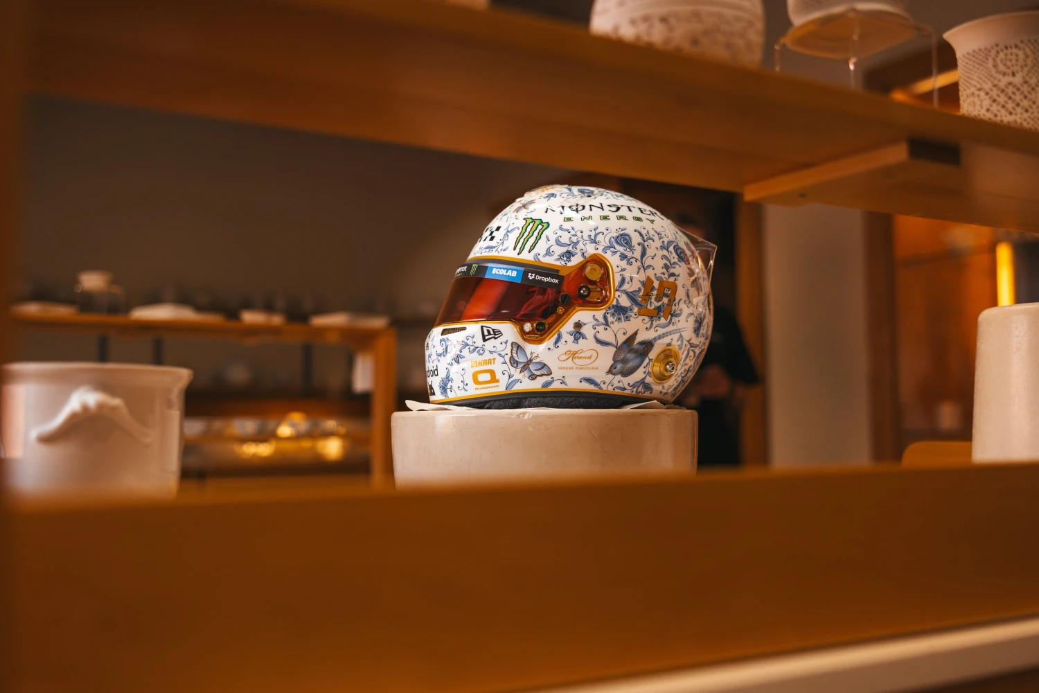 Lando Norris avec un casque spécial en Hongrie, à l’image de celui de Esteban Ocon