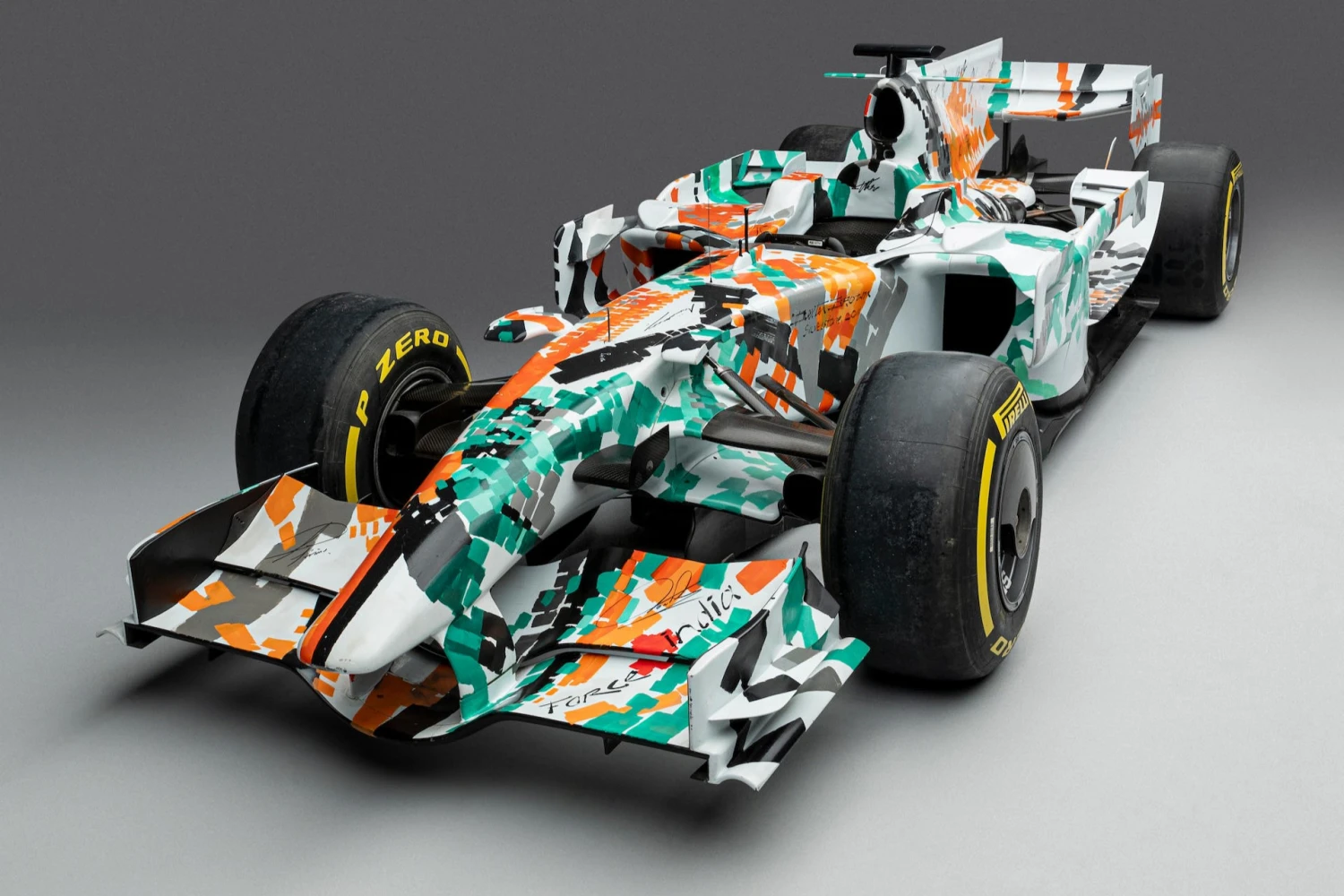 Une Force India VJM01 de 2008 en vente aux enchères au festival de Goodwood
