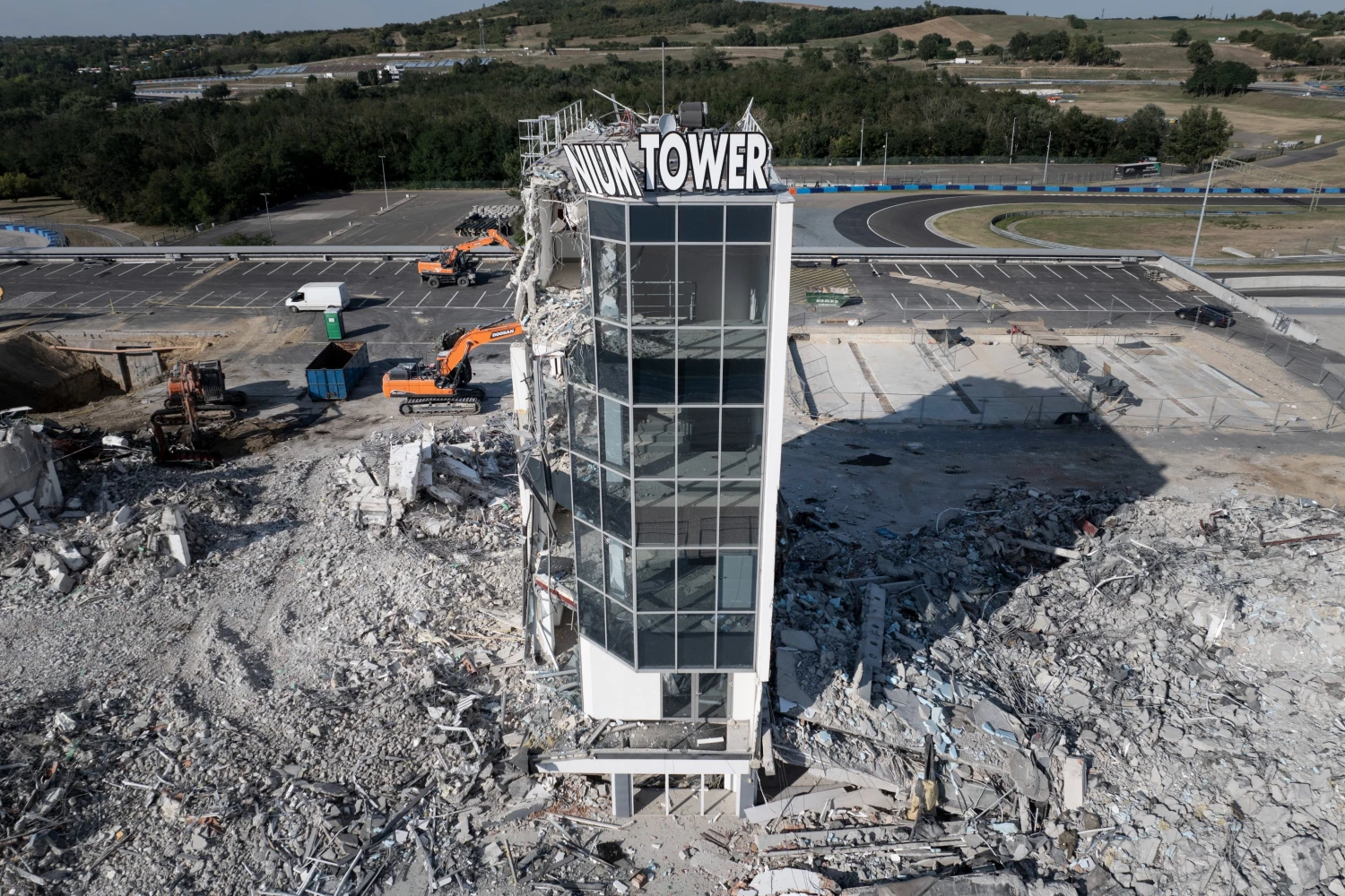 Les travaux se poursuivent sur le circuit du Hungaroring