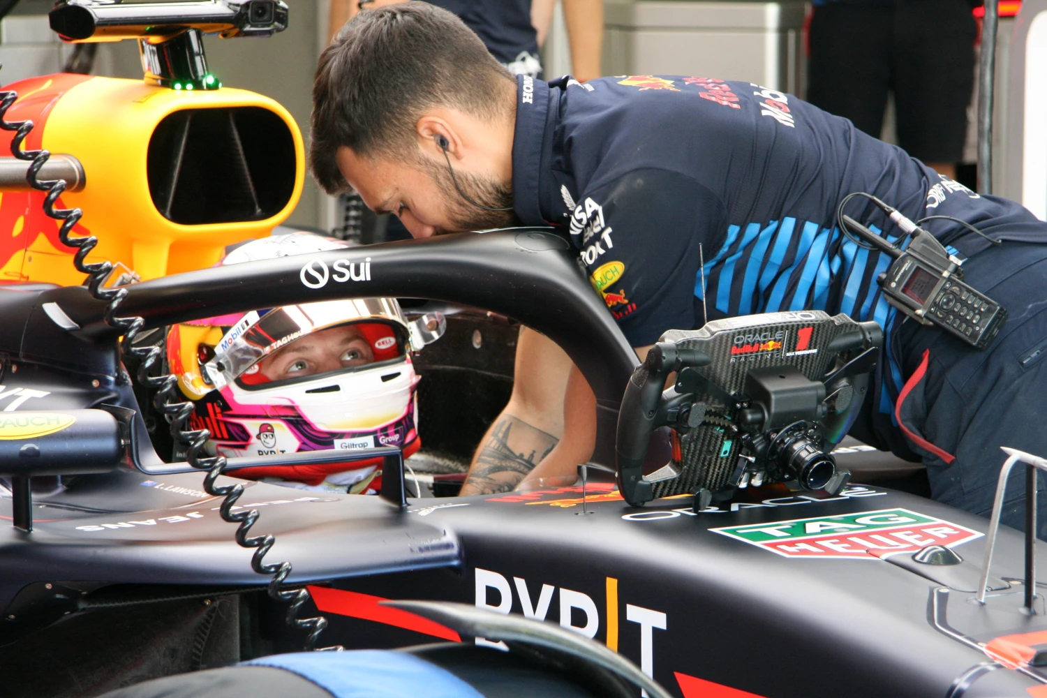 Liam Lawson et George Russell en test pour Pirelli à Monza