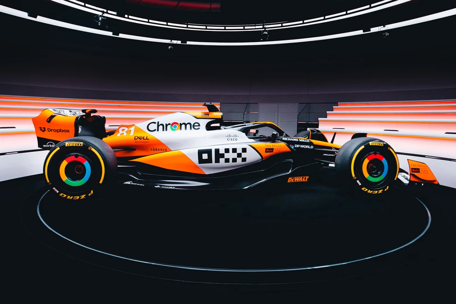 Une McLaren au style rétro pour Singapour