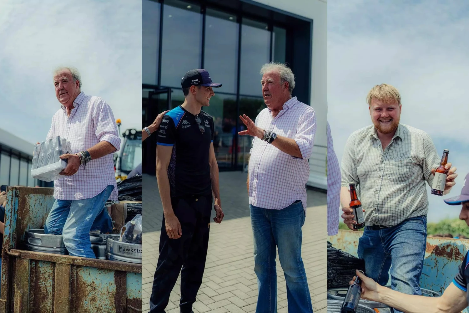 Vidéo : Jeremy Clarkson s’invite chez Alpine pour offrir des bières aux salariés d’Enstone
