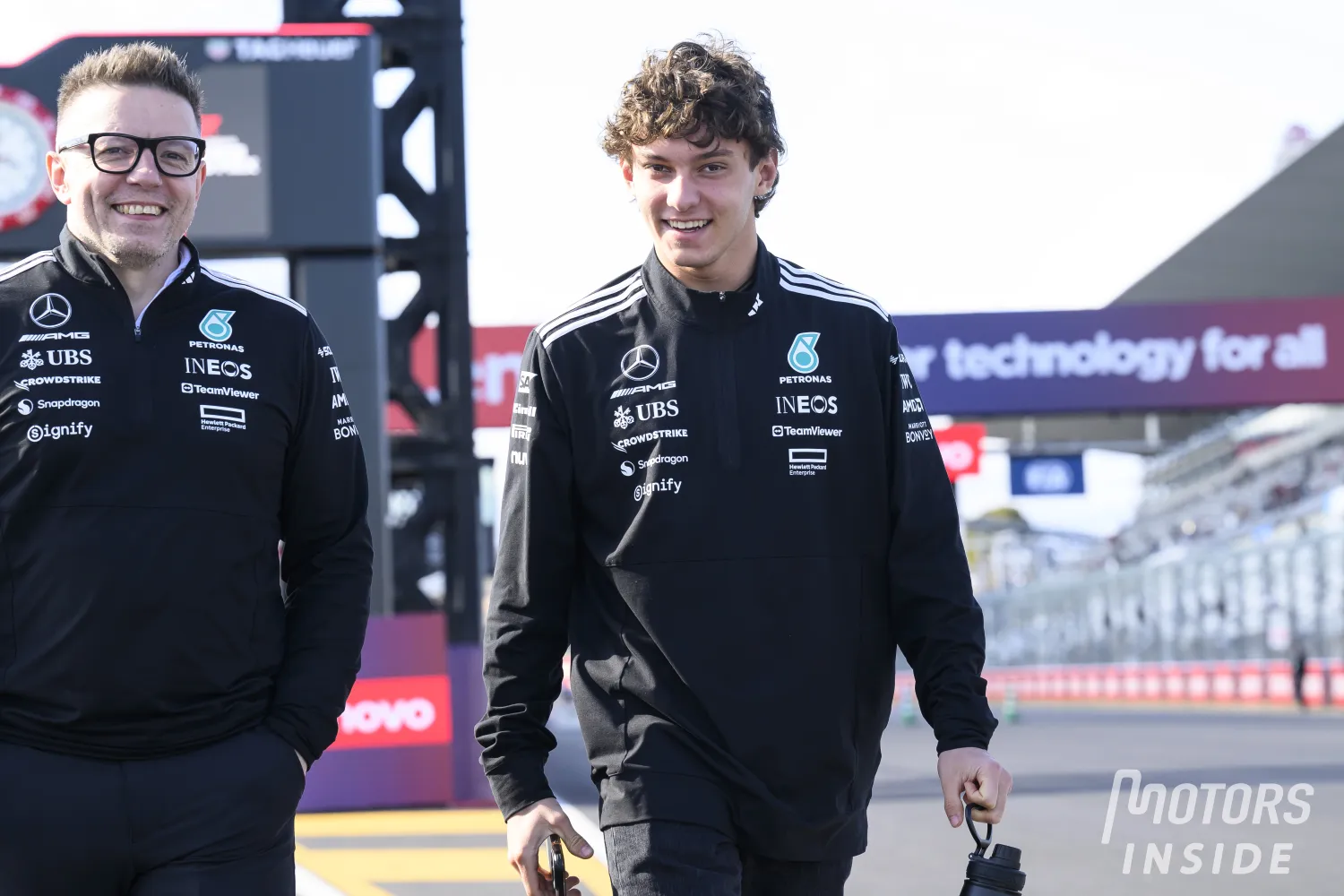 Mercedes content de l’évolution de sa monoplace