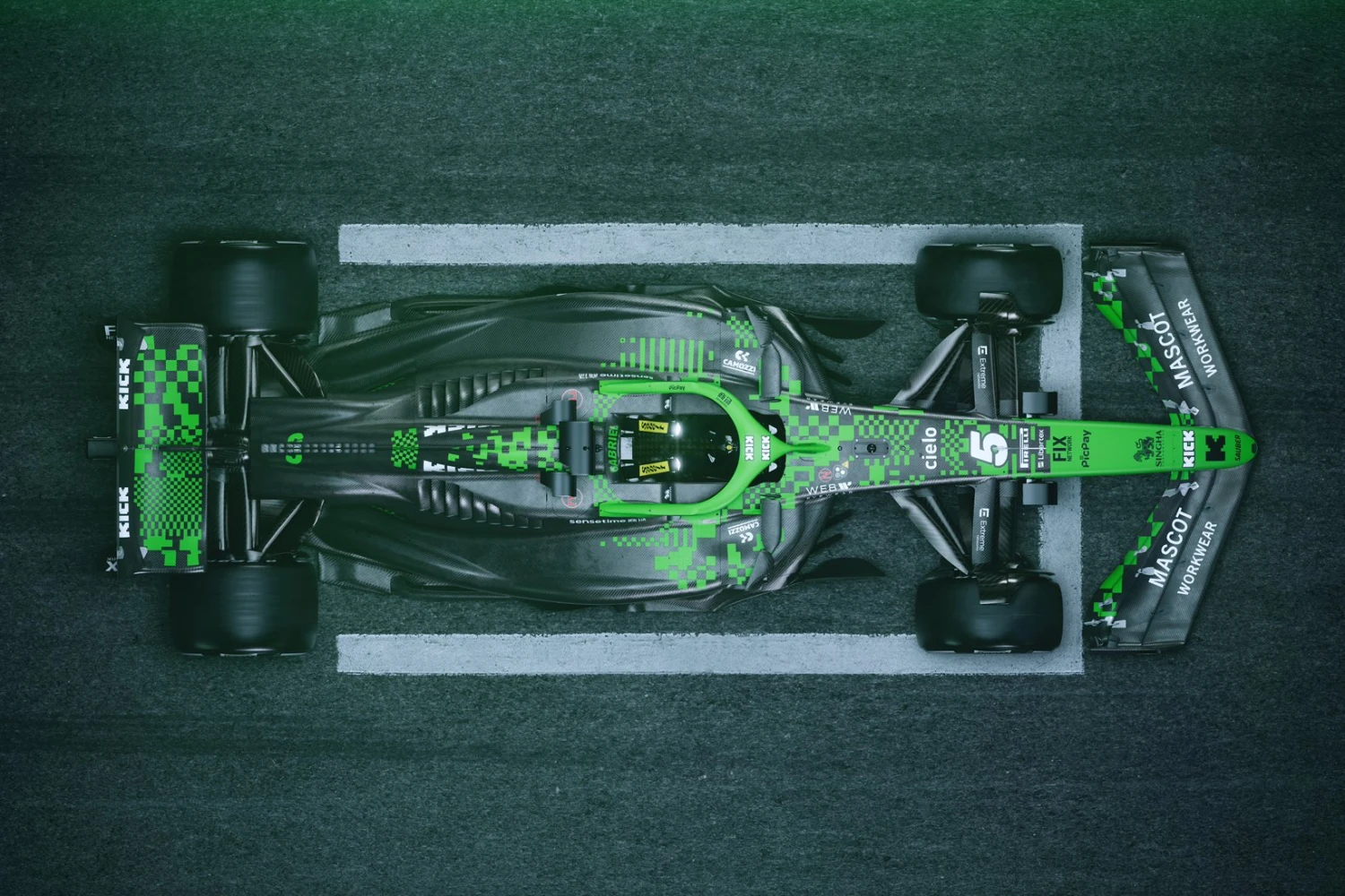 Sauber dévoile une livrée unique « Glitched Out » pour le Grand Prix d’Espagne