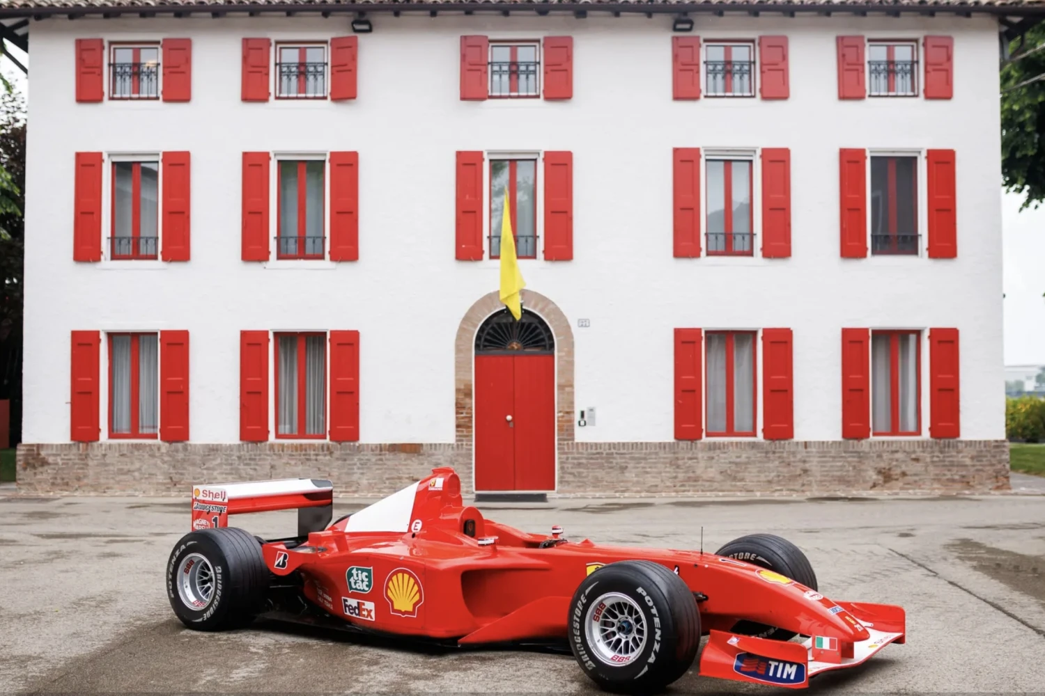Les enchères se sont emballées pour la Ferrari F2001
