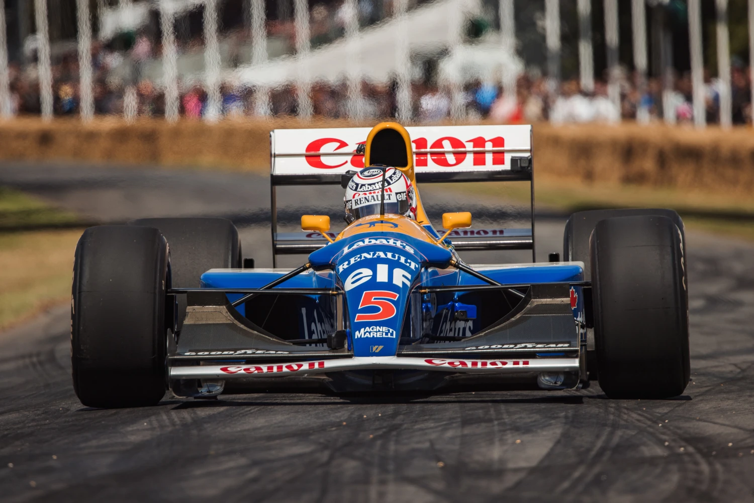 Nigel Mansell et la légendaire Williams FW14B de retour à Goodwood en juillet