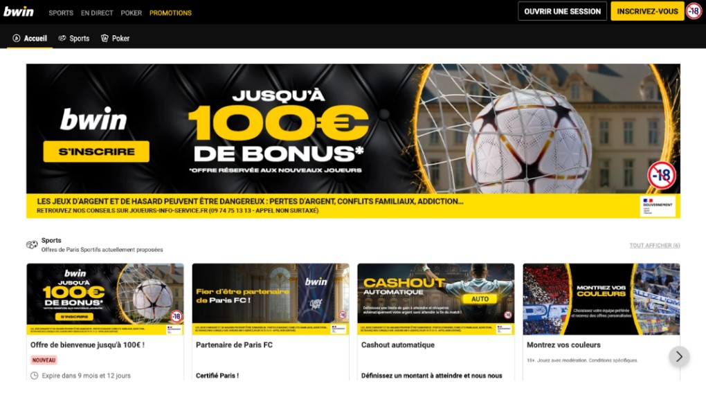 Casino en ligne Bwin