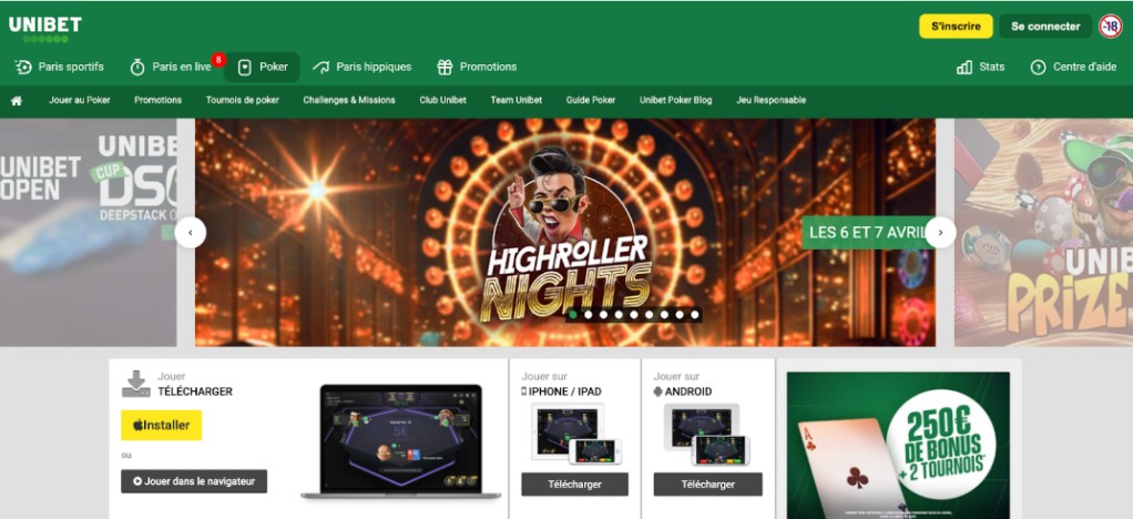 Présentation du casino Unibet