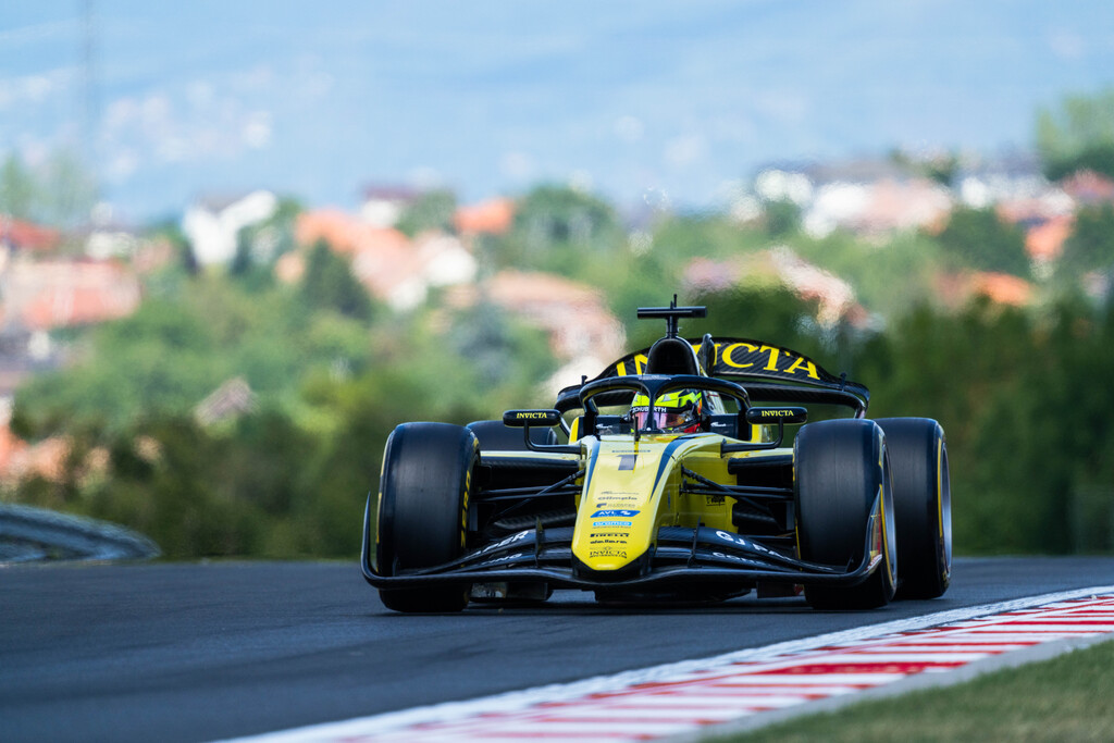 Leonardo Fornaroli en action lors du week-end hongrois, Overtake Agency / Levi Erb.