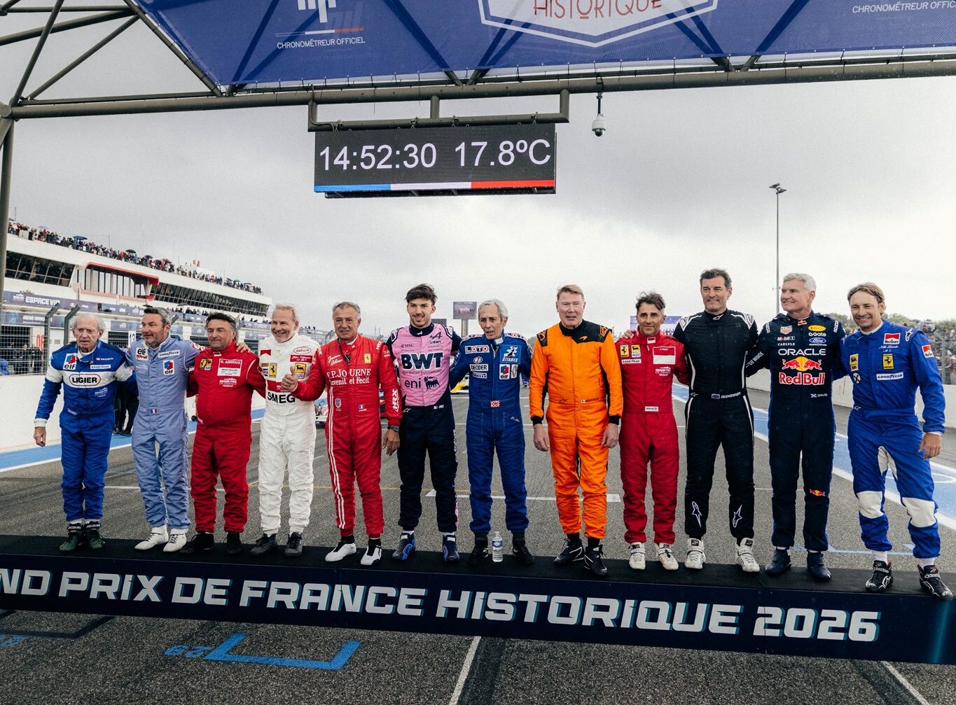 Grand Prix de France Historique 2026 : quand les pilotes F1 d’hier et d’aujourd’hui se retrouvent au Paul Ricard
